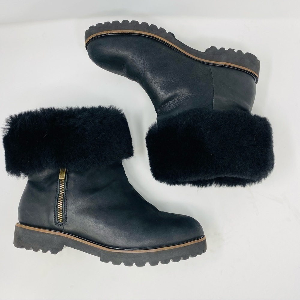 Atwell Dwight Rustic Black Boots Size 9